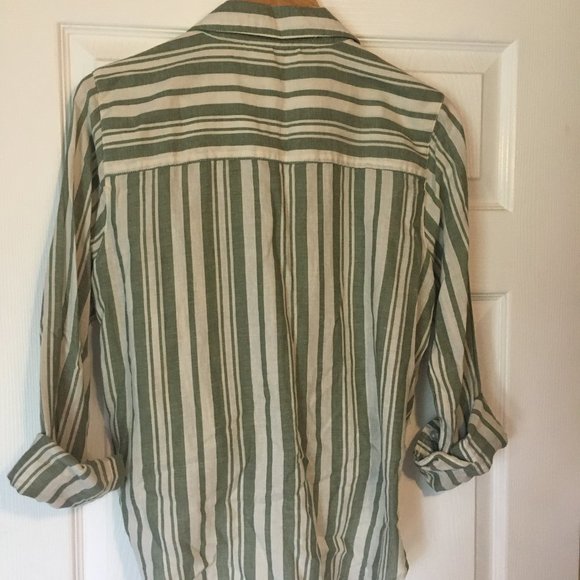 Sky & Sparrow womens long sleeve button shirt - Picture 2 of 5